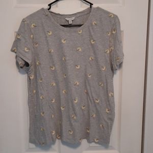 Lucky Brand Embroidered Tee